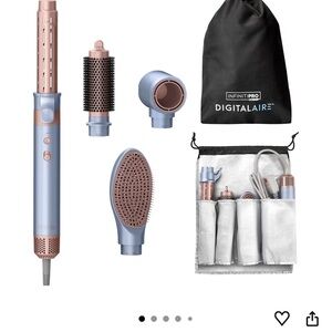 INFINITIPRO by Conair Digital Air Hair Styling Set - Blue and Rose Gold